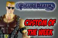 Figurerealm Custom of the Week - Duke Nukem Action Figure by John Harmon Mint Condition Customs