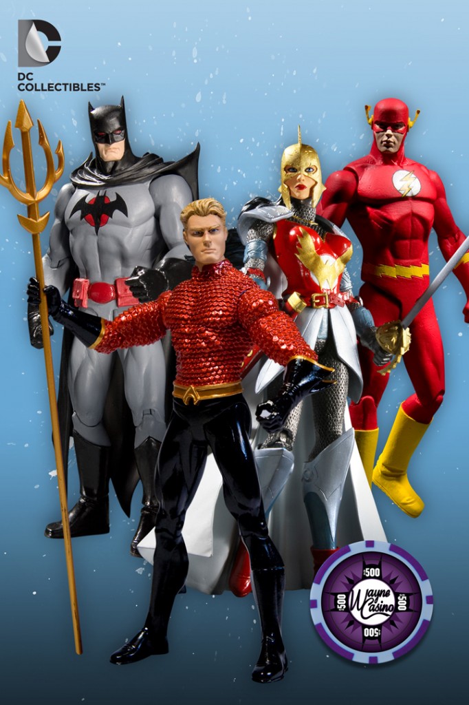 DC Direct Collectibles Flashpoint Action Figure Box Set Batman Aquaman Flash Comics