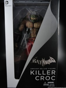 DC Direct Colllectibles Batman Arkham Asylum City Deluxe Action Figure Killer Croc 9.5"
