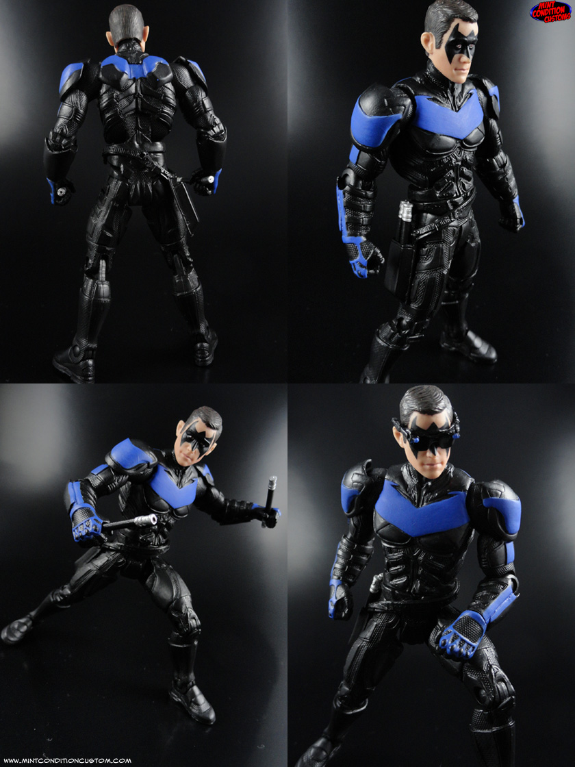 Custom Nightwing 6" Dark Knight Rises DC Universe Classics Movie Masters Robin John Blake Concept Action Figure