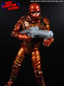 Custom Neo Viper Officer (Mettalic Orange) 3 3/4" G.I. Joe Rise of Cobra Pursuit Retaliation Action Figure