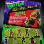 2012 Nickelodeon Teenage Mutant Ninja Turtles TMNT Raphael Card Back and Bio