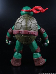 2012 Nickelodeon Teenage Mutant Ninja Turtles TMNT Raphael back sculpt