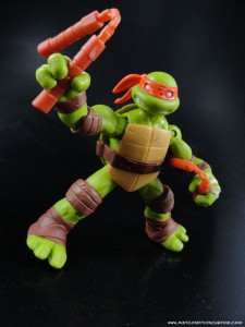 2012 Nickelodeon Teenage Mutant Ninja Turtles TMNT Michelangelo Articulation