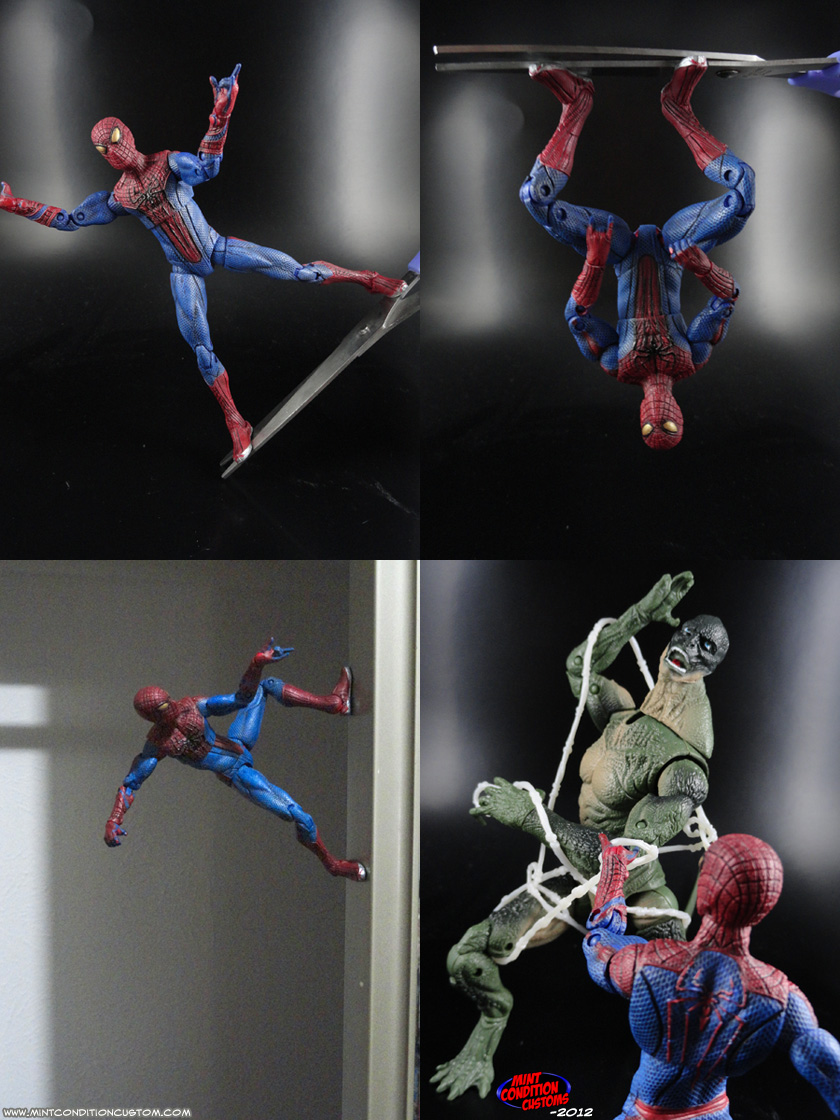 Custom Amazing Spider-Man (Movie Style Repaint) 6" Marvel Legends Action Figure Hasbro Andrew Garfield