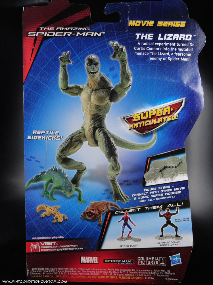 The Amazing Spider-Man Movie Series Lizard Trap with Capture Claw 2012  Hasbro