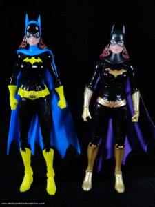 Batman Unlimited New 52 Batgirl action figure comparison with DCUC Batgirl