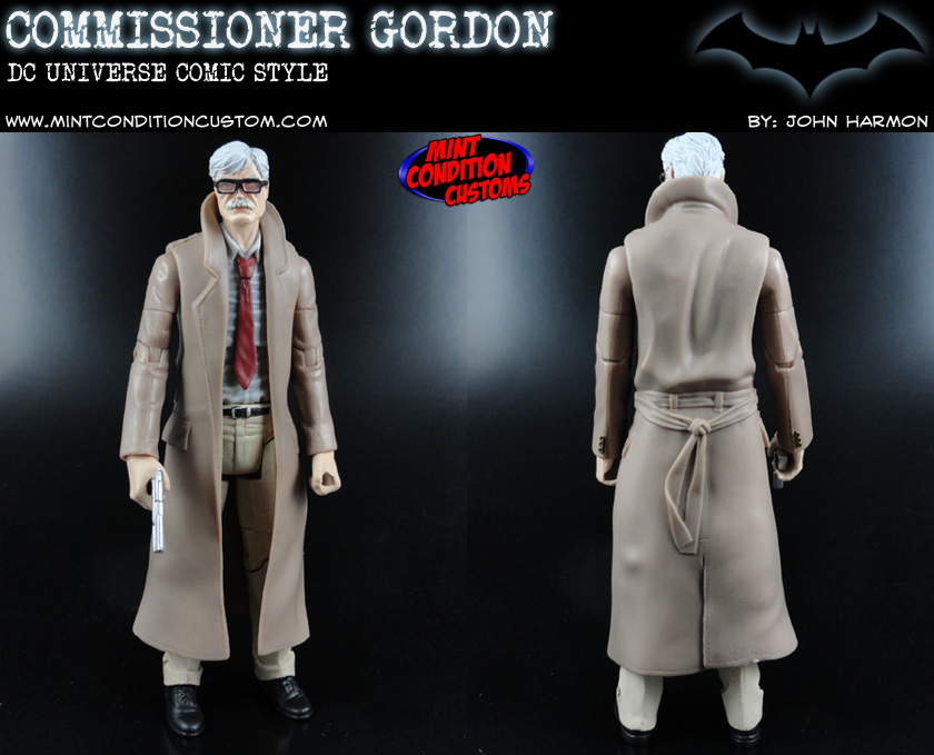 Custom Commissioner Gordon 6" DC Universe Action Figure