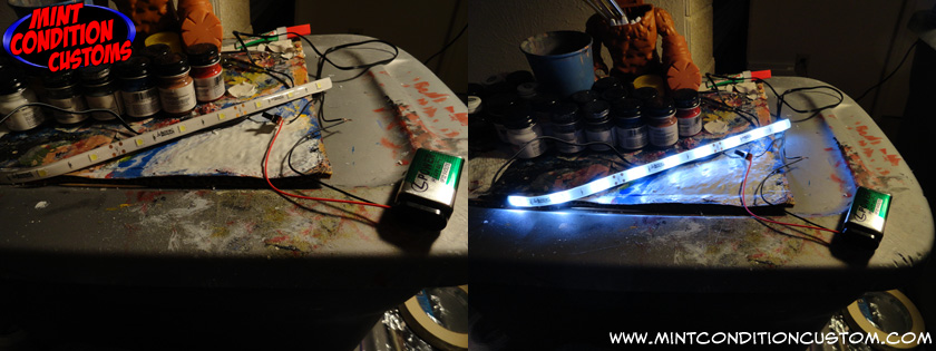 Custom Mortal Kombat Light-Up Fireball Prop Replica Work in Progress