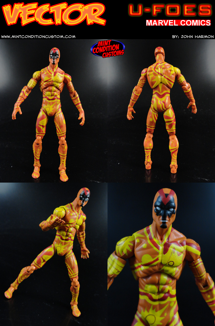 Custom U-Foes Vector 3 3/4" Marvel Universe Action Figure