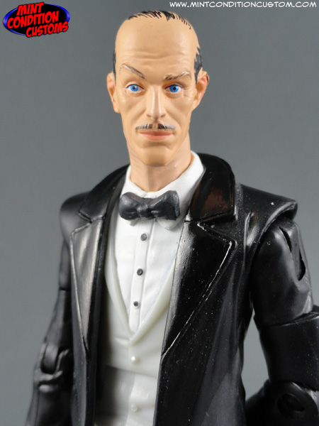 New Custom Action Figures - DCUC Alfred Pennyworth, Arkham City Bruce Wayne  - Mint Condition Customs