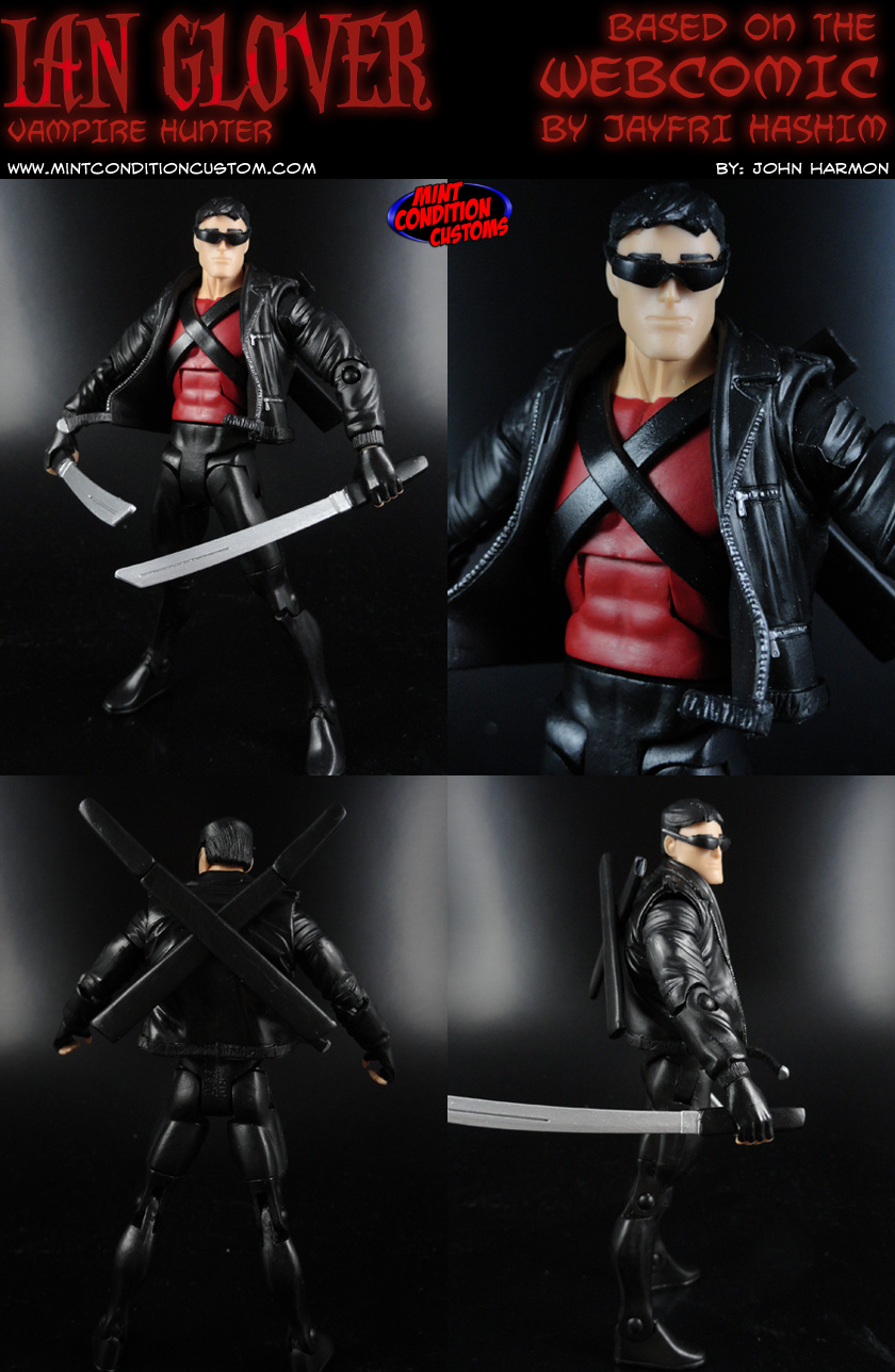 Custom Ian Glover Vampire Hunter 6" Action Figure