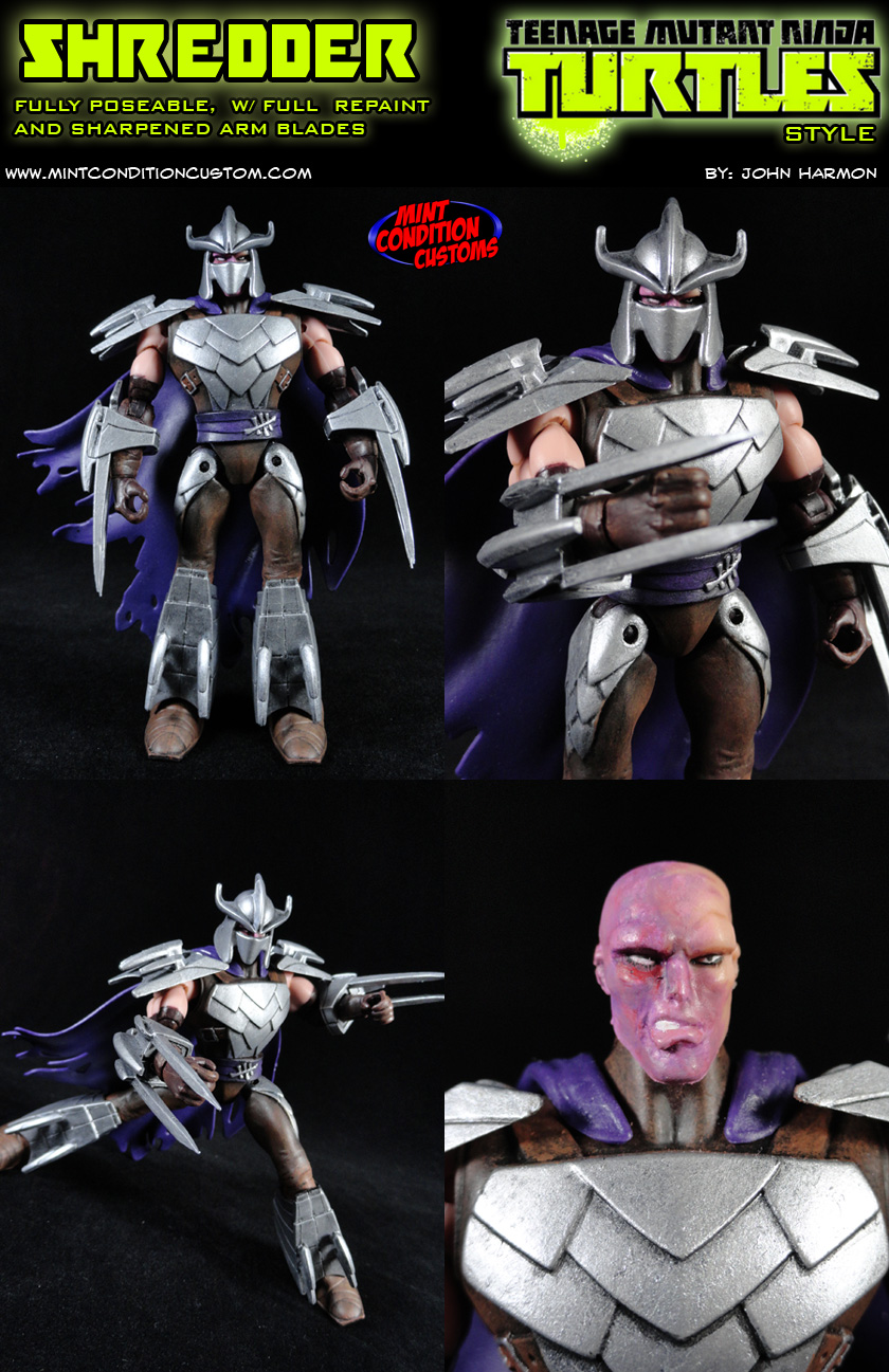 Ninja turtle 2024 shredder figure