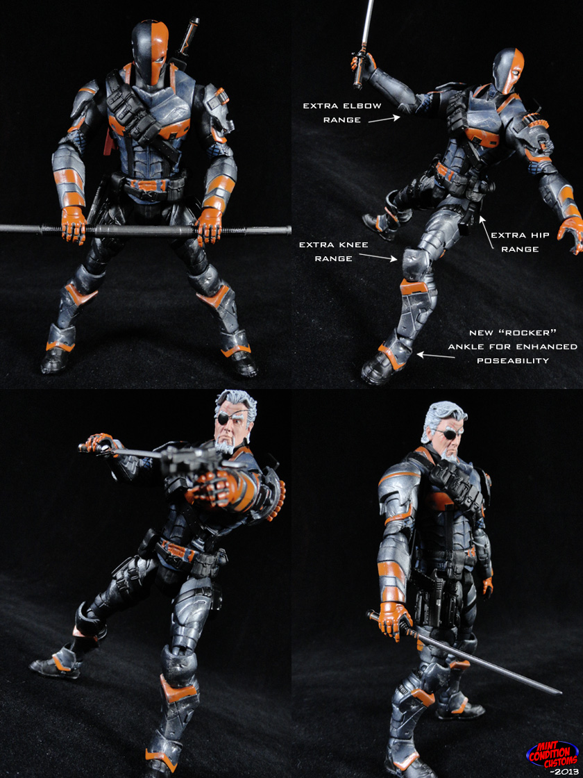 Custom Deathstroke (Arkham Origins) 6" DC Universe Action Figure