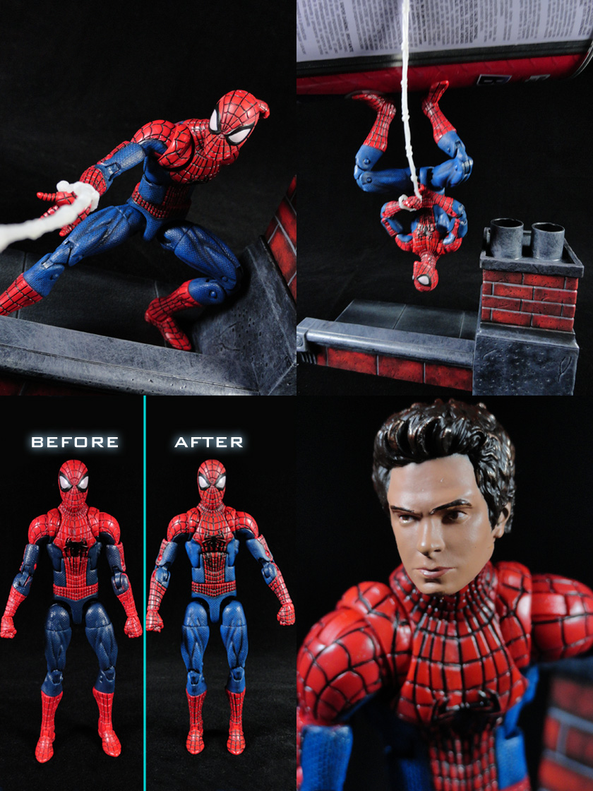 Custom Amazing Spider-Man 2 (W/ Magnetic Feet) 6" Marvel Legends Action Figure