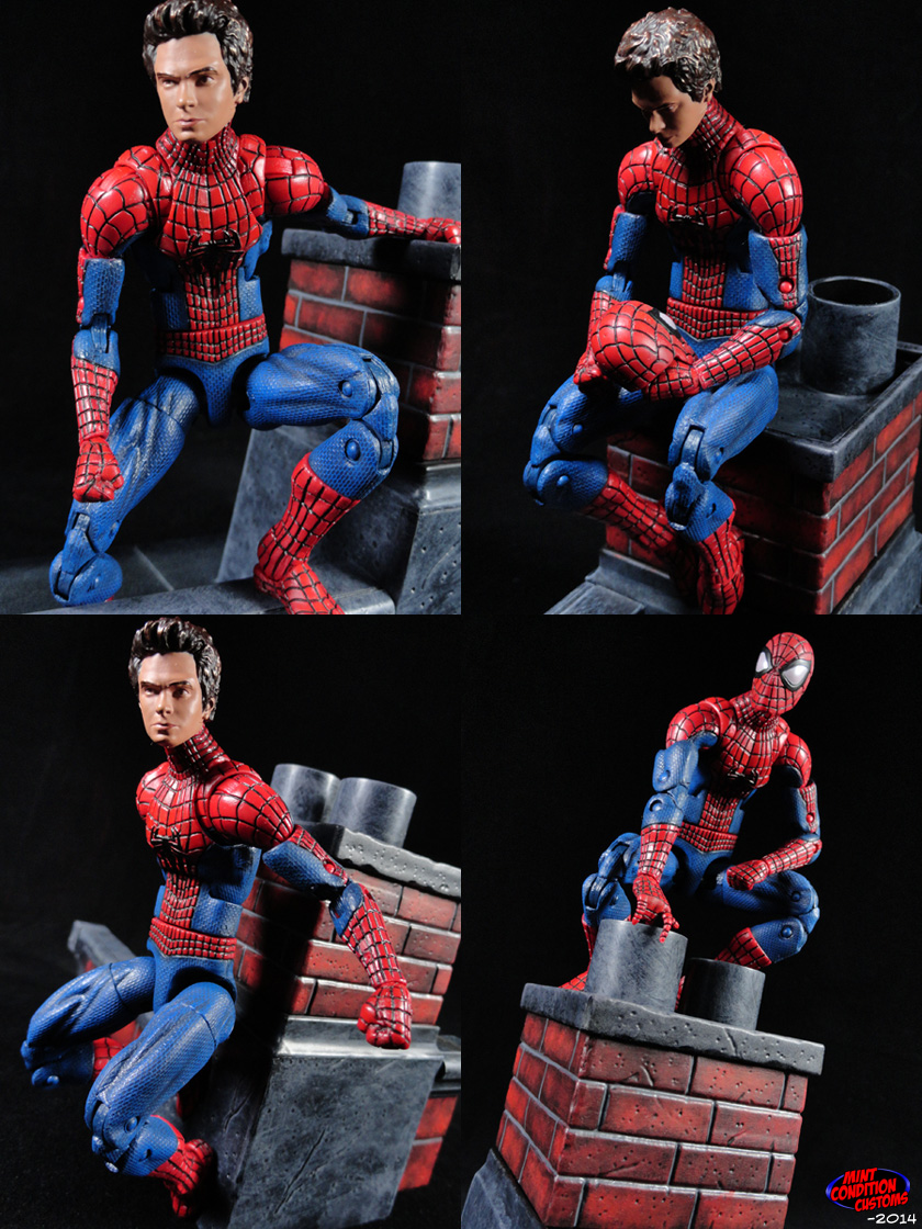 Custom Amazing Spider-Man 2 (W/ Magnetic Feet) 6" Marvel Legends Action Figure