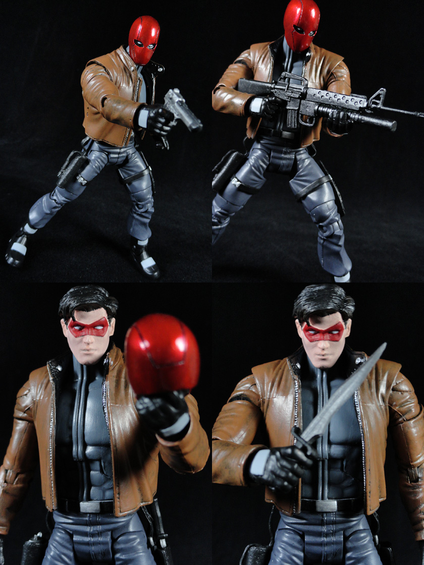 Custom Red Hood (Jason Todd) 6" DC Universe Action Figure - ReD HooD Collage 02