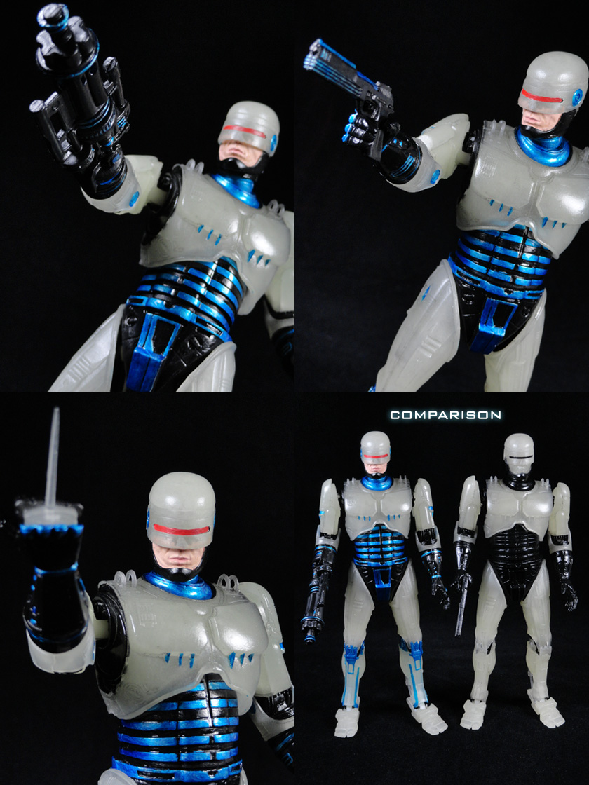 Custom Night Fighter Robocop (w/ Gun Arm) Action Figure