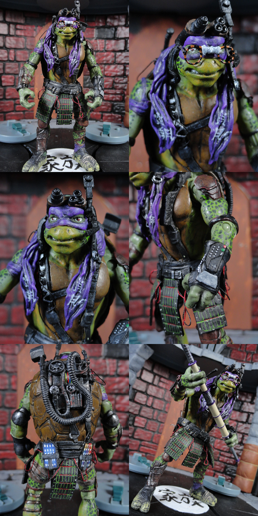 Custom Teenage Mutant Ninja Turtles (2014 Movie Accurate) Action Figure Set