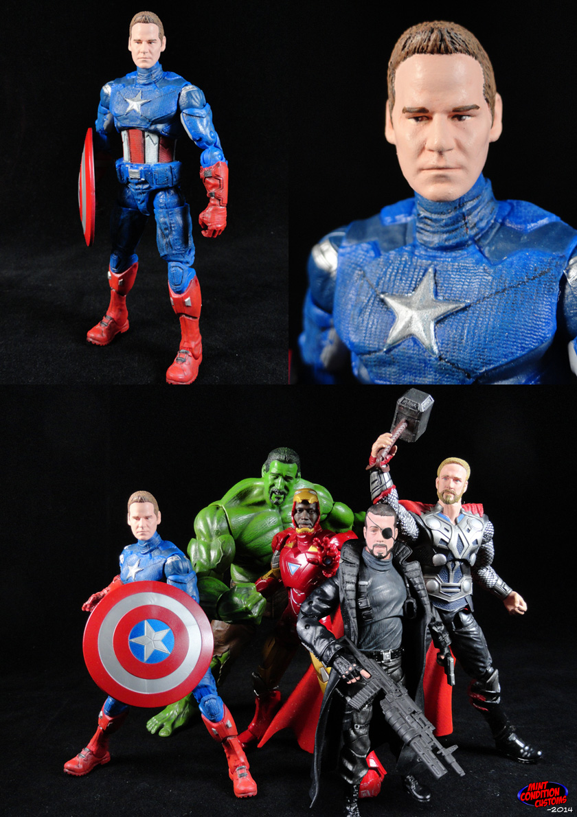 The Wedding Avengers (Groomsmen & Groom Gifts) 6" Marvel Legends Custom Action Figures