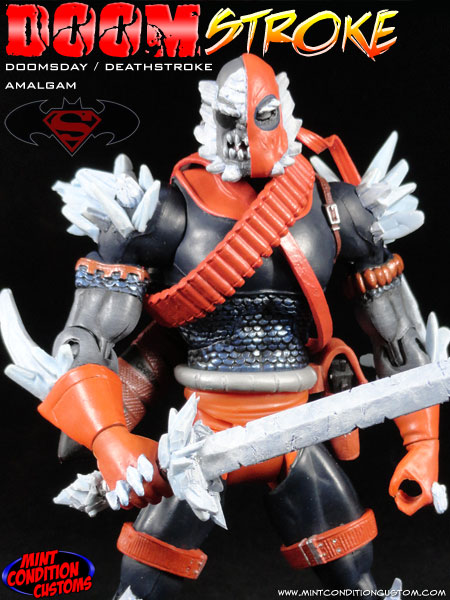 Custom Doomstroke (Doomsday/Deathstroke Amalgam) 6″ DC Universe Action Figure