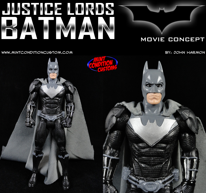 Custom Justice Lords Batman (Movie Concept) 6" DC Universe Action Figure