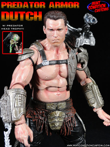 Predator Armor Dutch Schaefer (Movie Concept) NECA Custom Action Figure