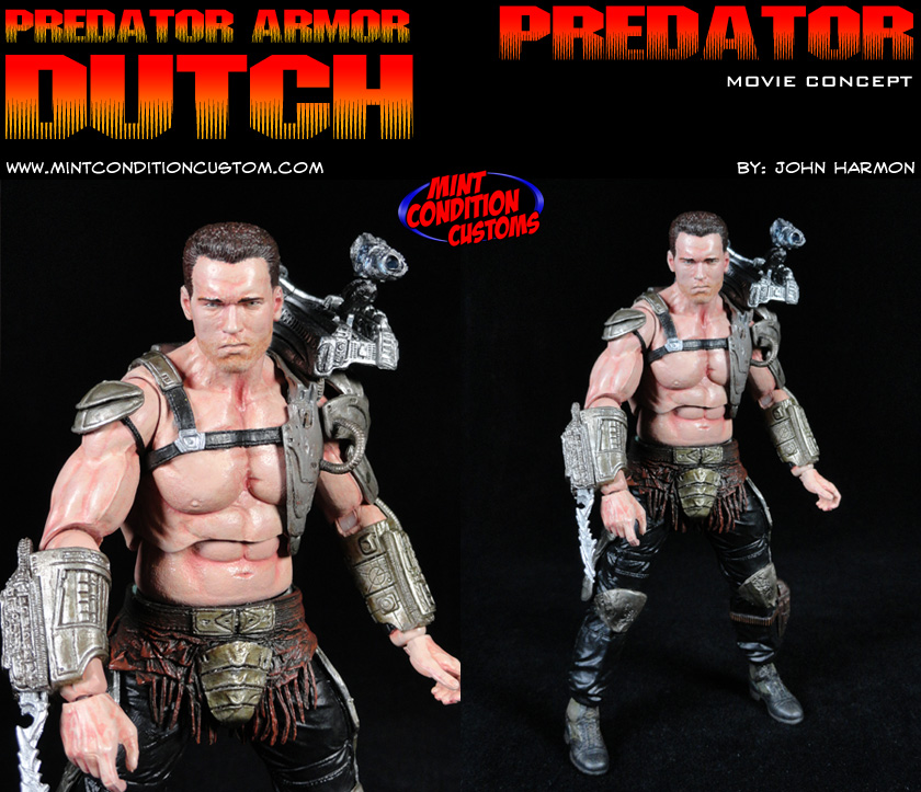 Predator Armor Dutch Schaefer NECA Custom Action Figure