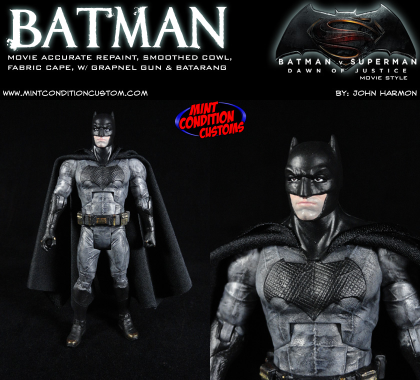 Batman (Batman v Superman Movie Style) DC Universe Custom Action Figure