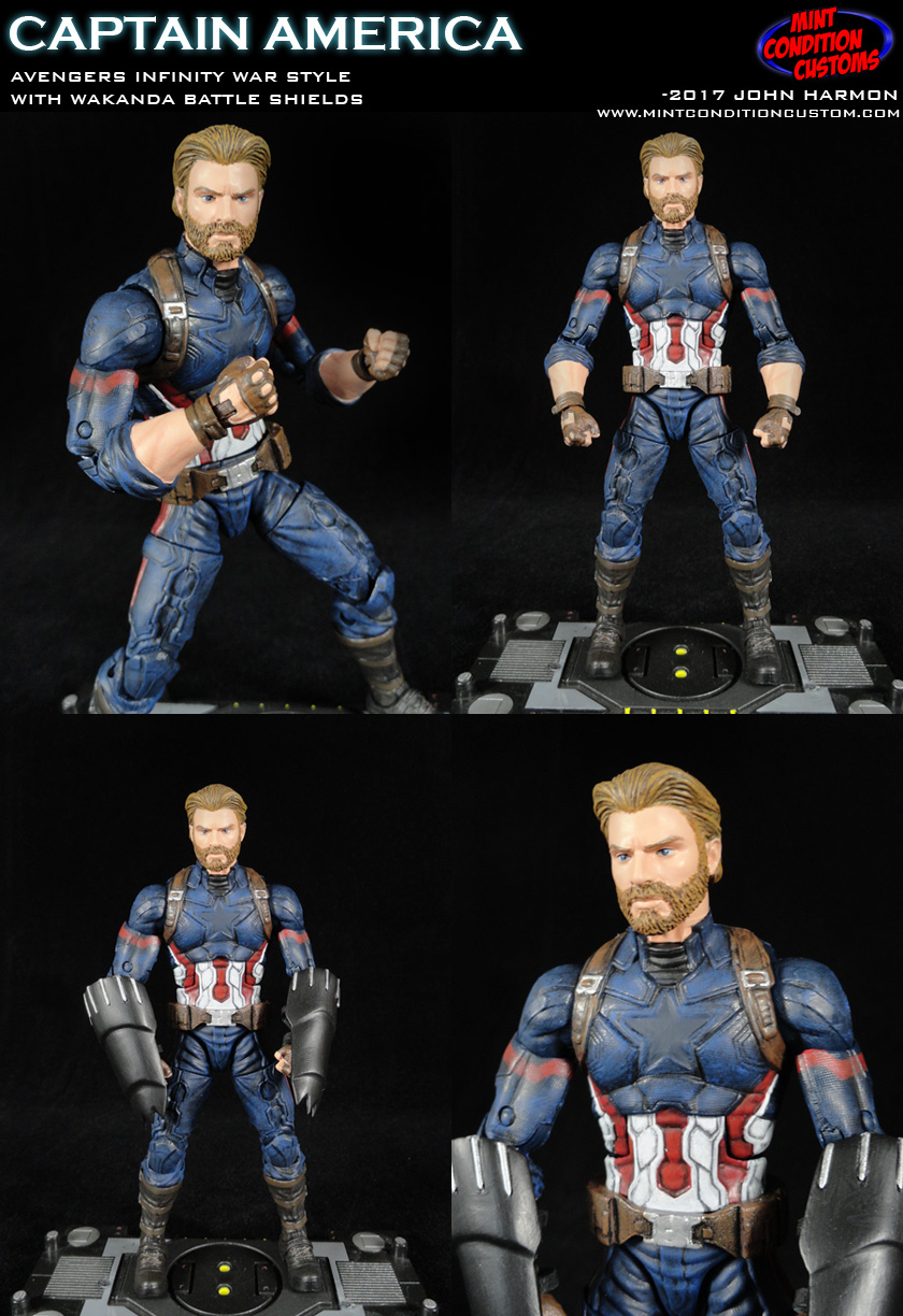 Avengers Infinity War Captain America Nomad Marvel Legends Custom Action Figure