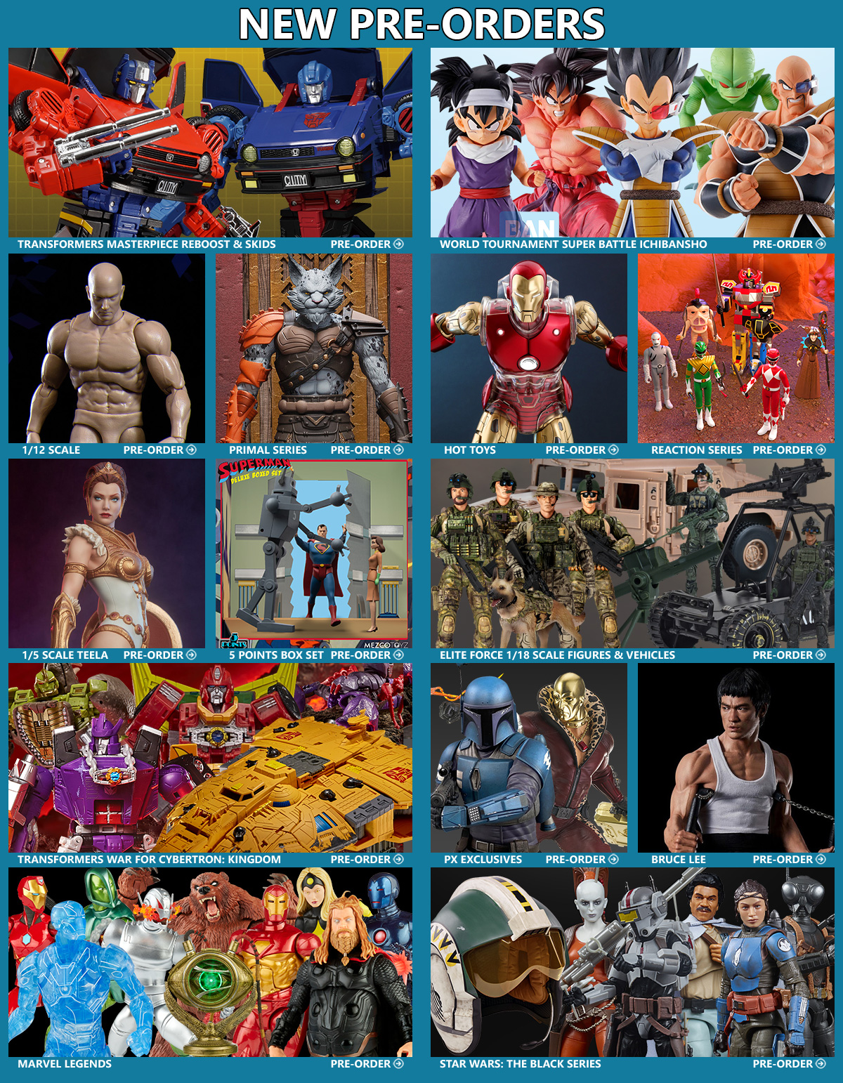 BBTS News – Marvel One:12, Transformers, Earthworm Jim, Legends of